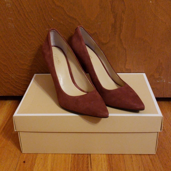 MICHAEL MICHAEL KORS MK-FLEX High Pump Suede Heels - Picture 2 of 4